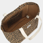 Sac cabas Claude - Léopard Cannelle