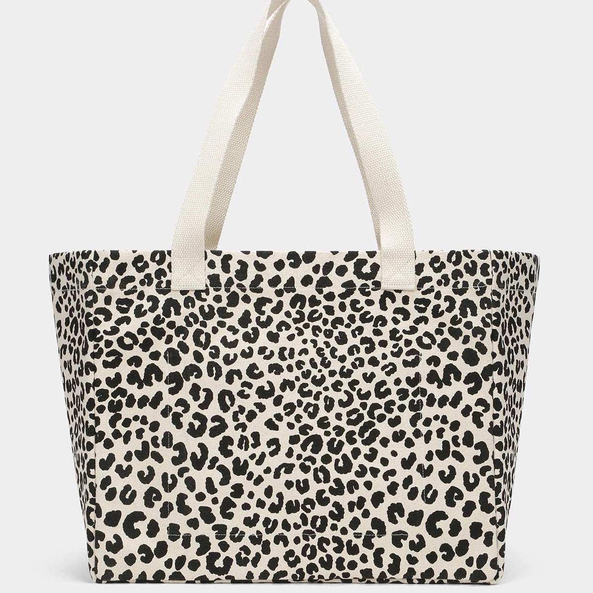 Sac cabas Claude - Léopard Écru
