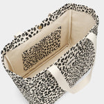 Sac cabas Claude - Léopard Écru