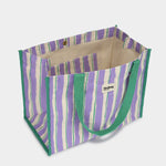 Sac Cabas Claude - Rayures Larges Violet
