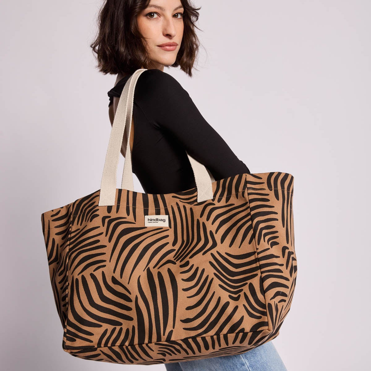 Sac Cabas Claude -  Tigre Cannelle