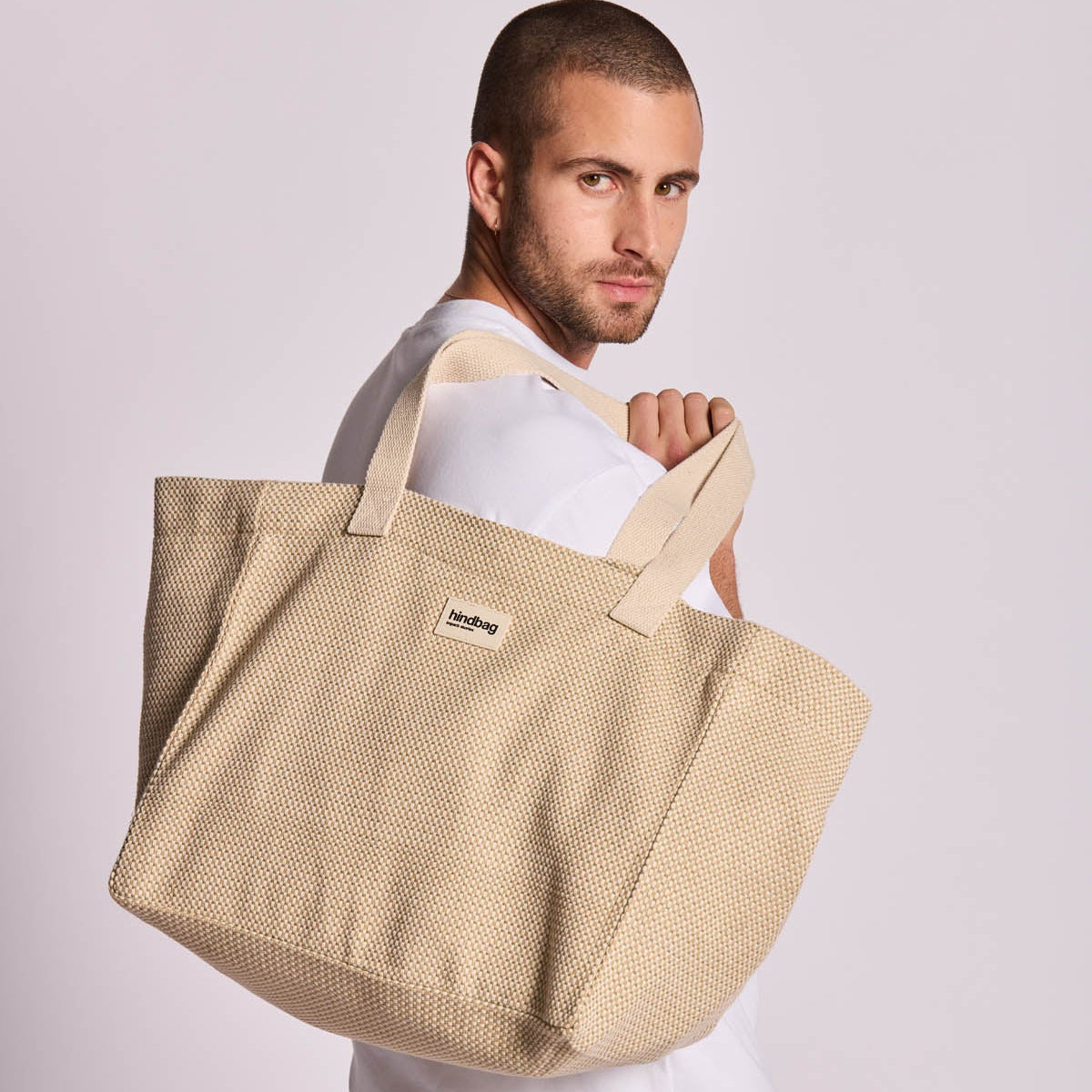Sac Cabas Claude - Tressage Écru