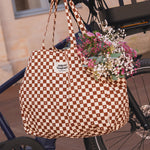 Cabas XXL - Damier coeur