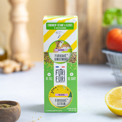 FURIFURI COFFRET DUO "CITRON, GINGEMBRE" 2x80g