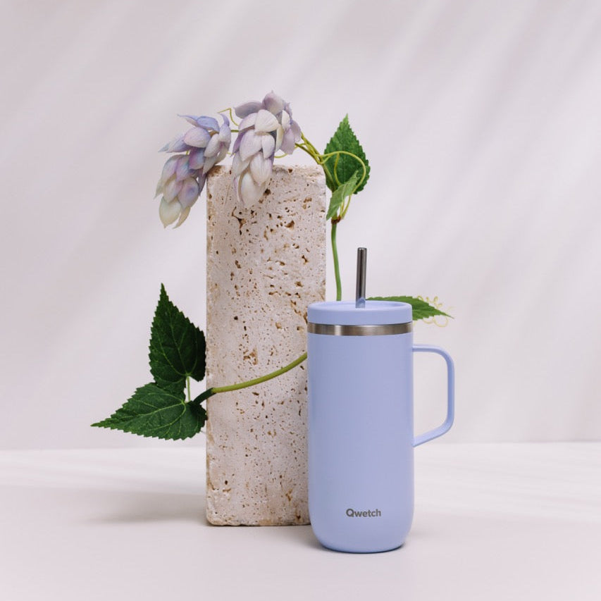 Mug isotherme inox 600ml - Matt Glycine avec anse