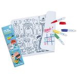 Mini coloriage effaçable et réutilisable - Les schmouks