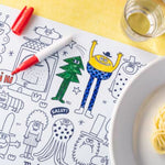 Mini coloriage effaçable et réutilisable - Les schmouks