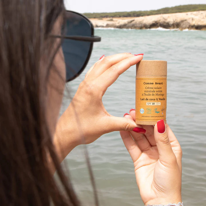 Crème Solaire 30 à l'huile de moringa - Lait De Coco & Vanille