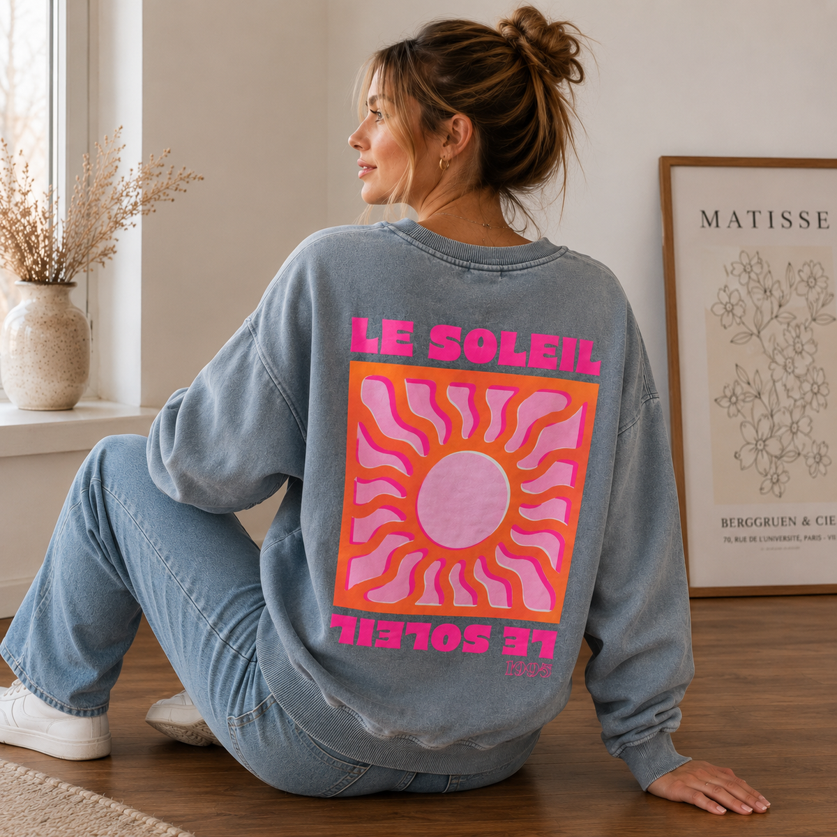 Sweat Le Soleil gris