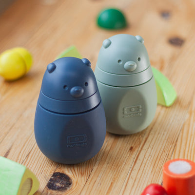 Duo Gourdes alimentaire Yummy  - Vert & Rose