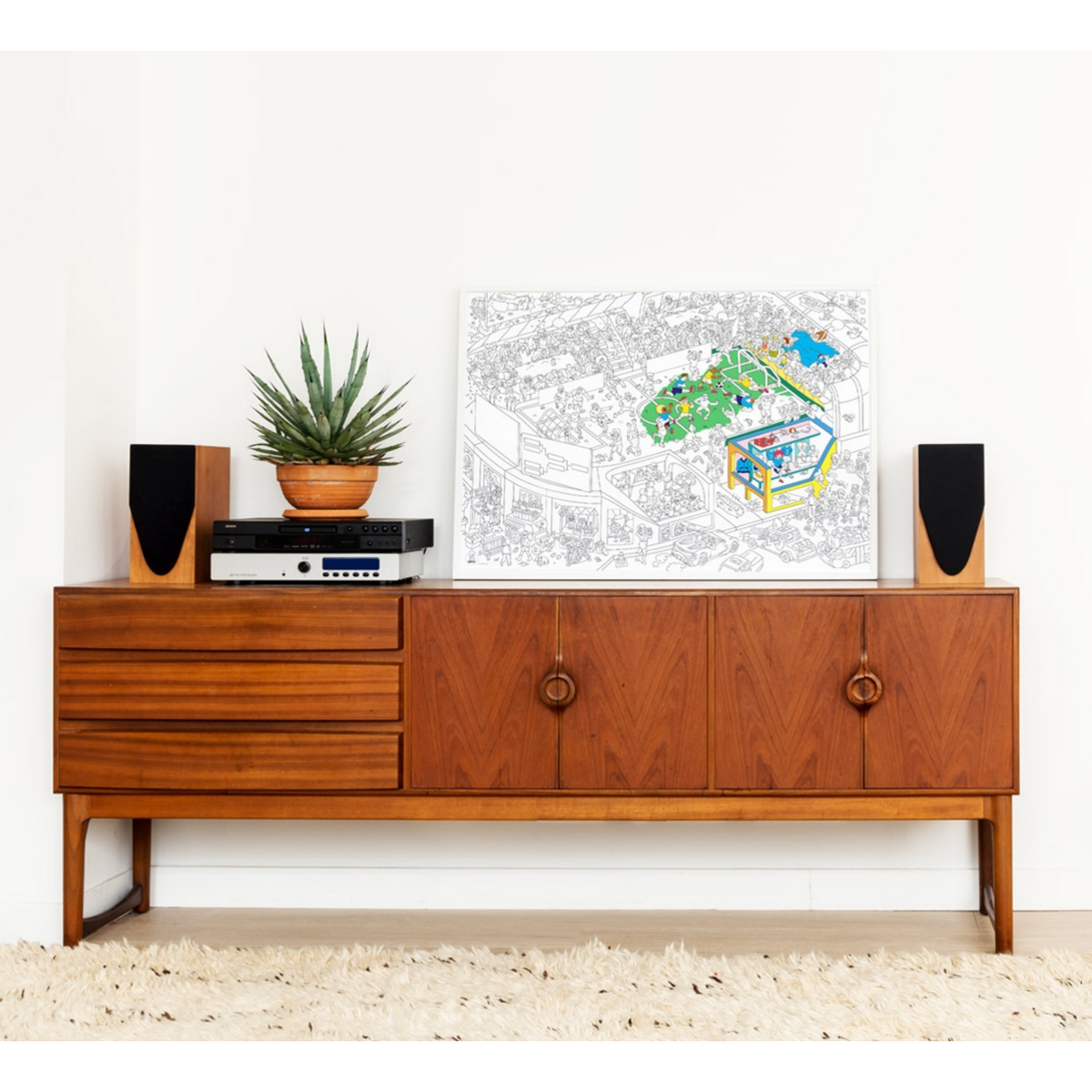 Poster à colorier - Football