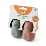 Duo Gourdes alimentaire Yummy  - Vert & Rose