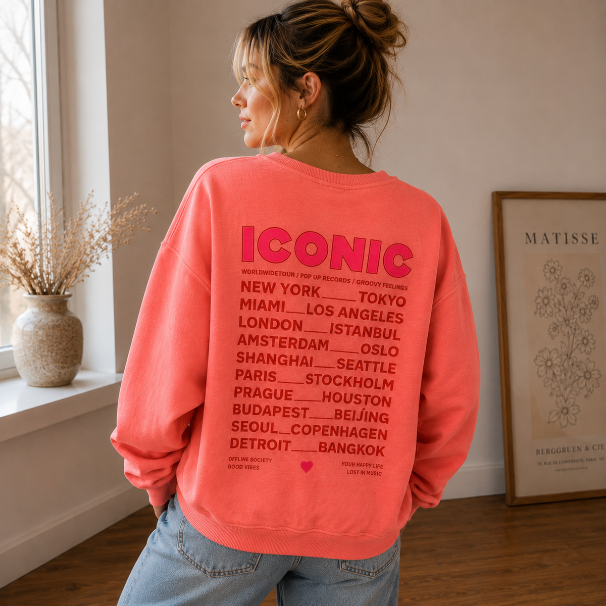 Sweat Iconic corail