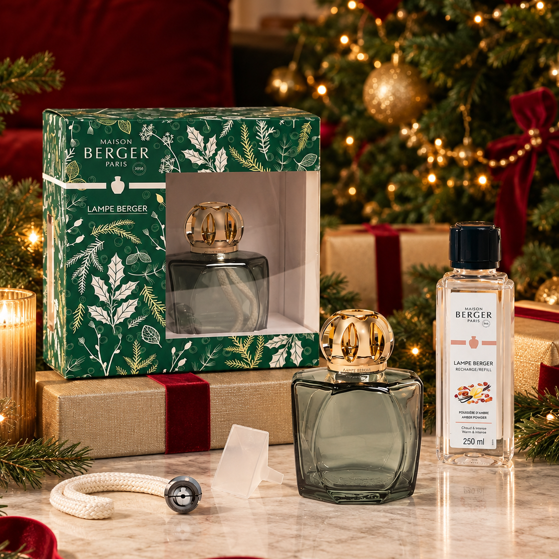 Coffret lampe Berger Magical Verte