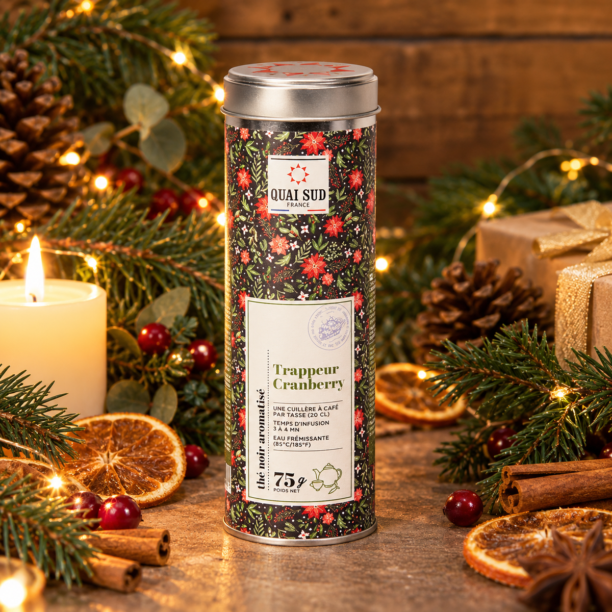 THE DU TRAPPEUR BOITE - CRANBERRY