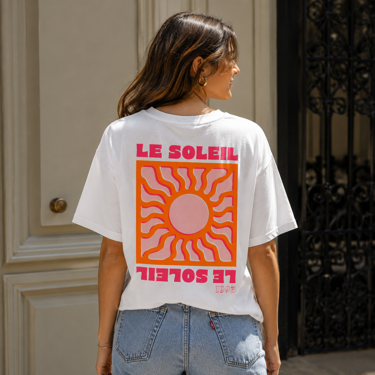 T-shirt Le Soleil - Blanc
