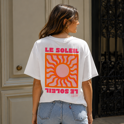 T-shirt Le Soleil - Blanc