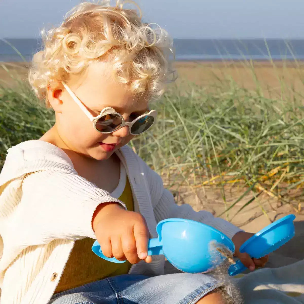 Lunettes de Soleil Ourson - Crème