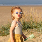 Lunettes de Soleil Enfant Ourson - Rose Pâle