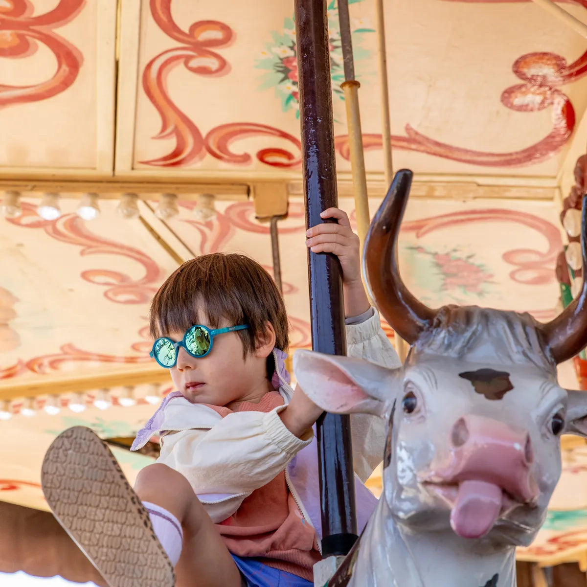 Lunettes de Soleil Enfant ROZZ – Vert Paon