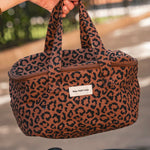 Lunch bag - Léopard marron foncé