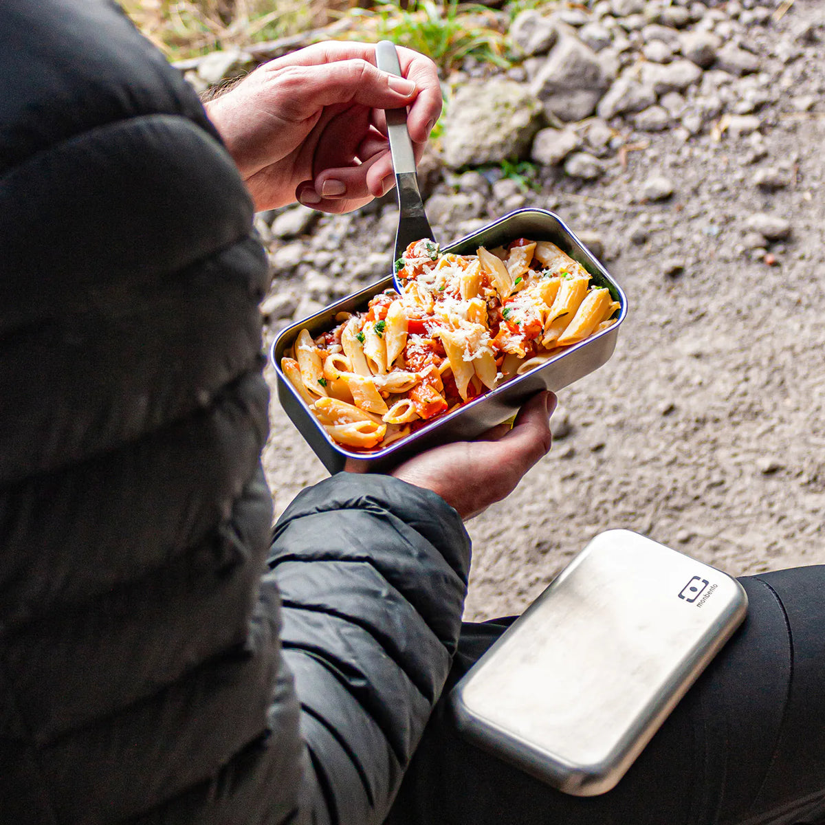 Lunch Box Métal - Vert Natural