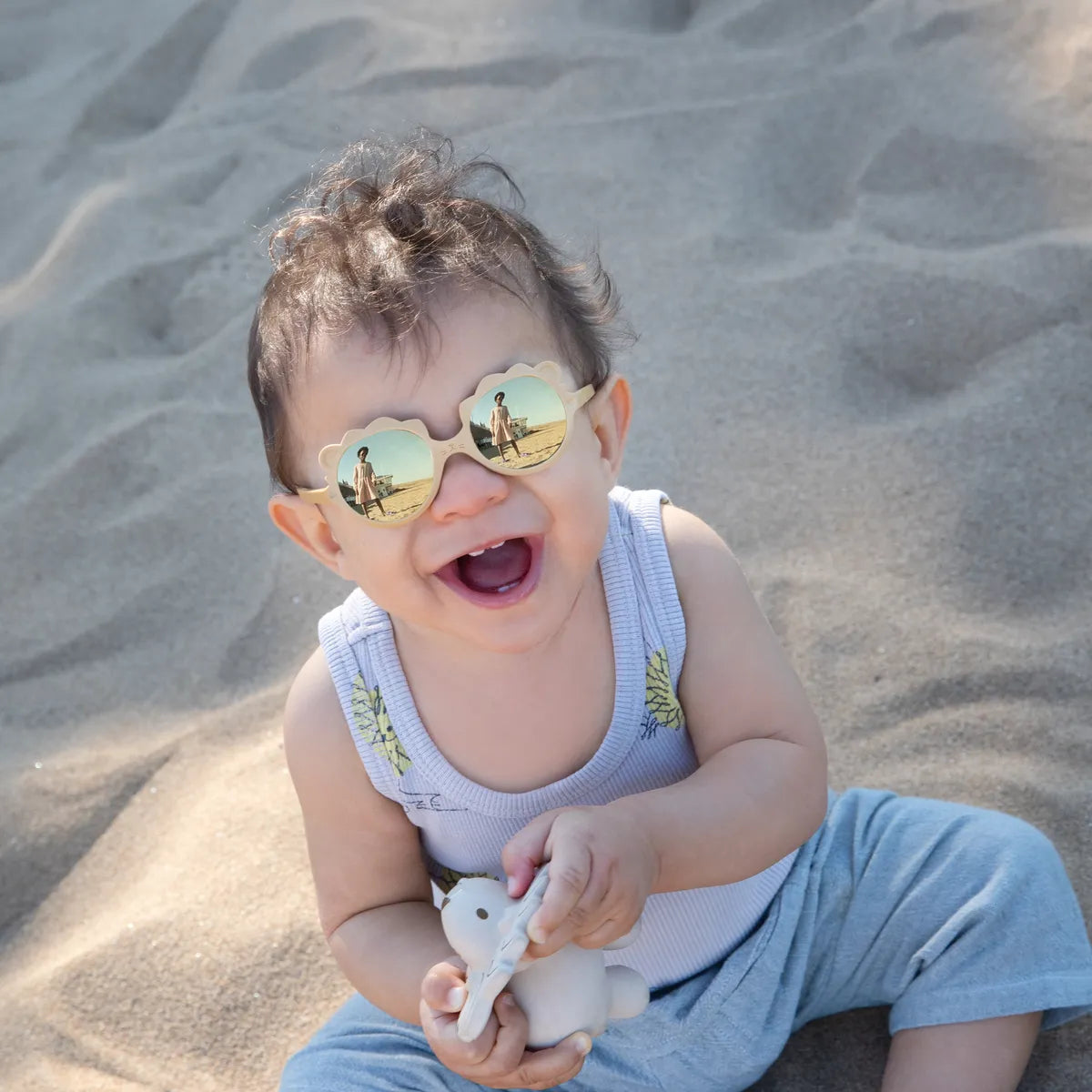 Lunettes de Soleil Enfant LION - Miel