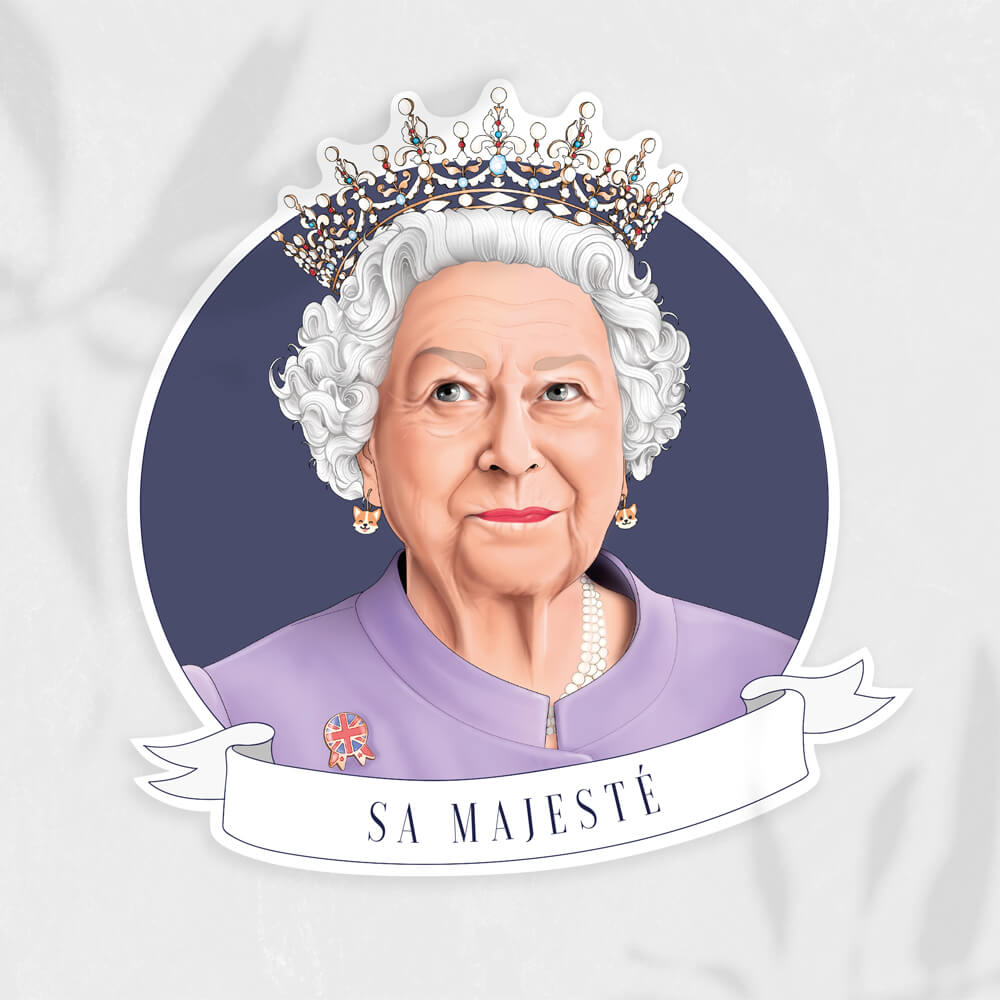 Sticker Sa Majesté