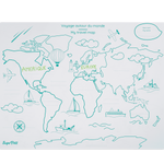 Coloriage effaçable et réutilisable - Mon 1er planisphere
