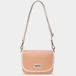 Sac bandoulière Margault - Tressage corail