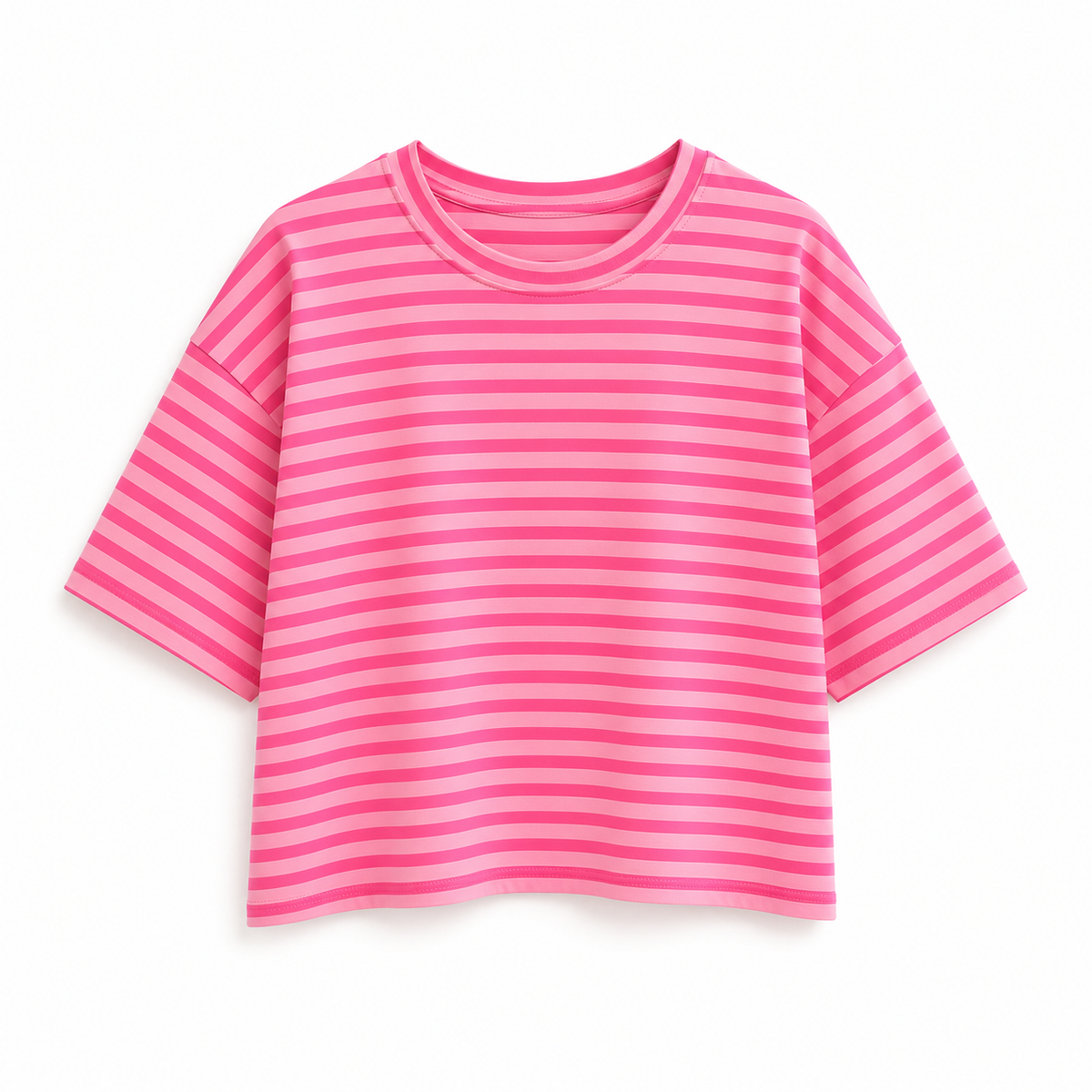 T-Shirt Marinière - Fuschia