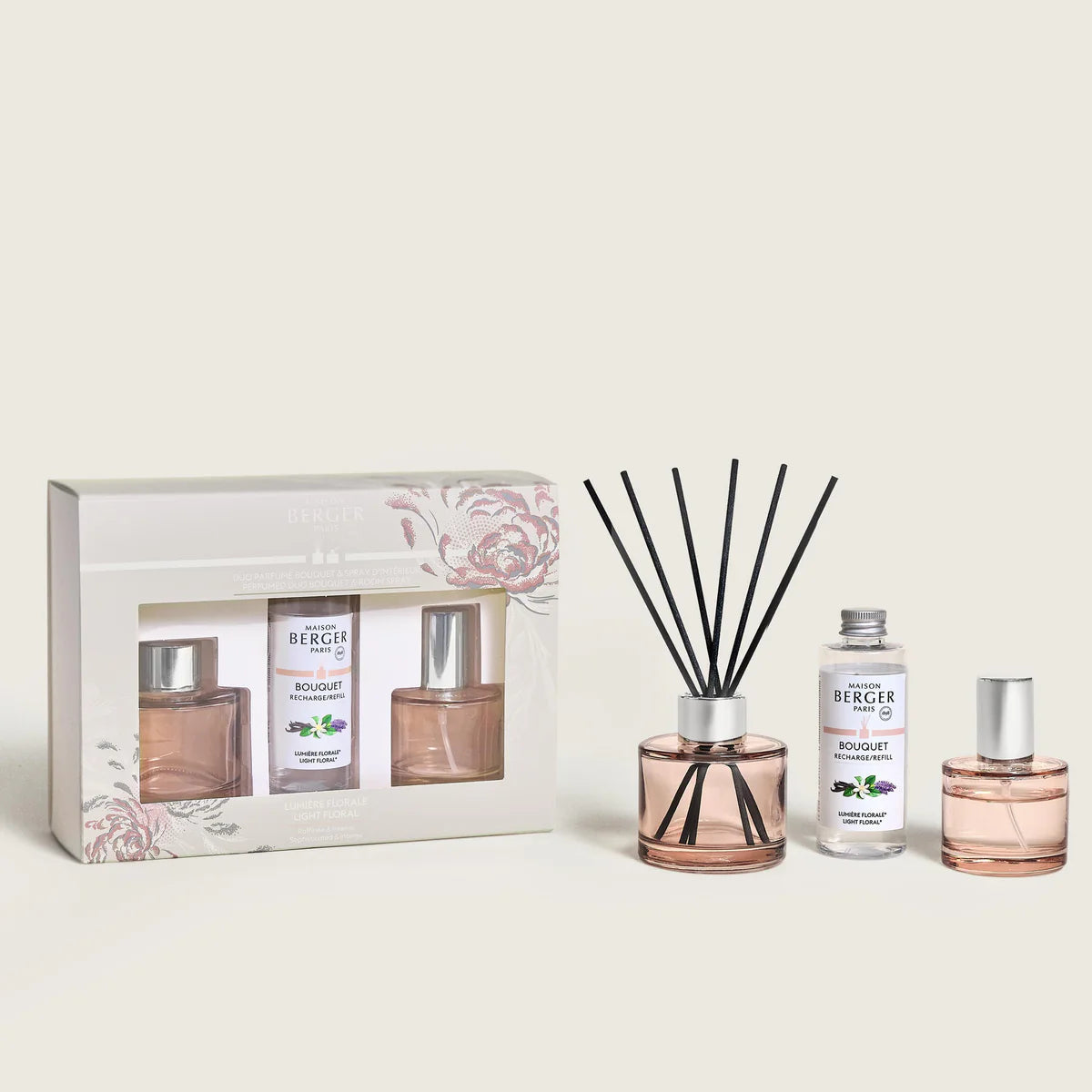 Duo mini Bouquet & Spray - Ophelia Lumière florale