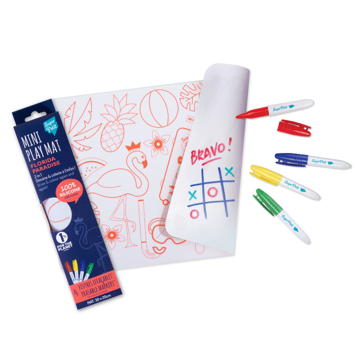 Coloriage effaçable et réutilisable - Paradise