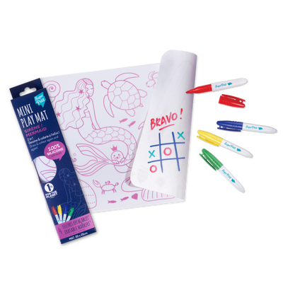 Coloriage effaçable et réutilisable -Sirene