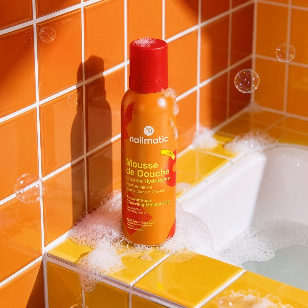 Mousse de douche - Pêche