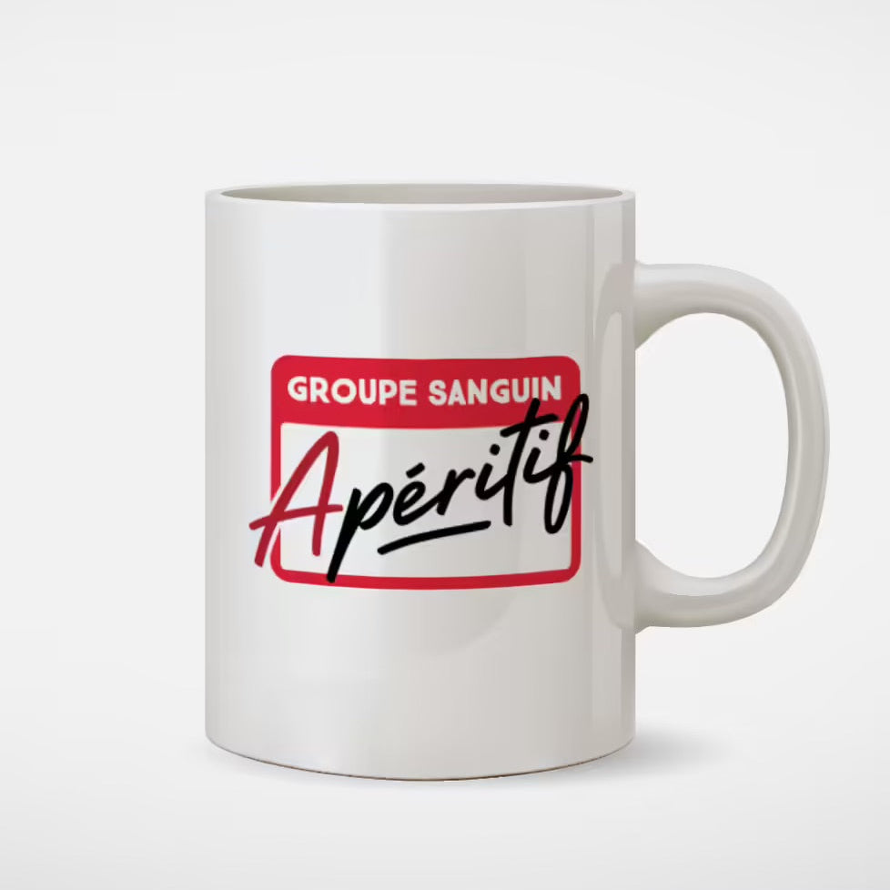 Mug - Groupe sanguin apero