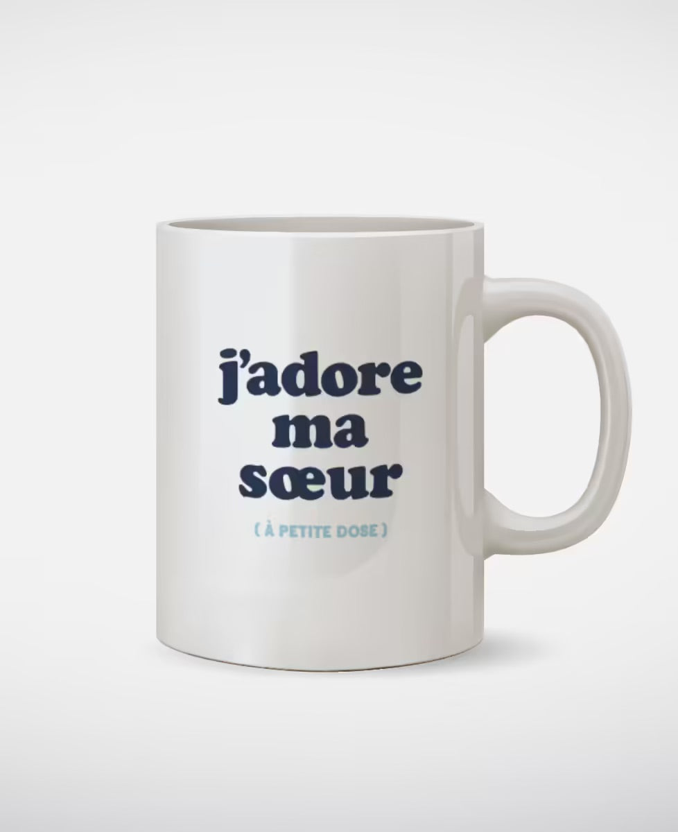 Mug - J'adore ma soeur