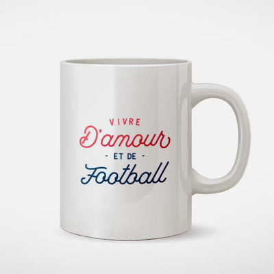 Mug - Vivre D'Amour Et Foot