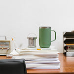 Mug Tisanière isotherme 470ml - Matt Kaki