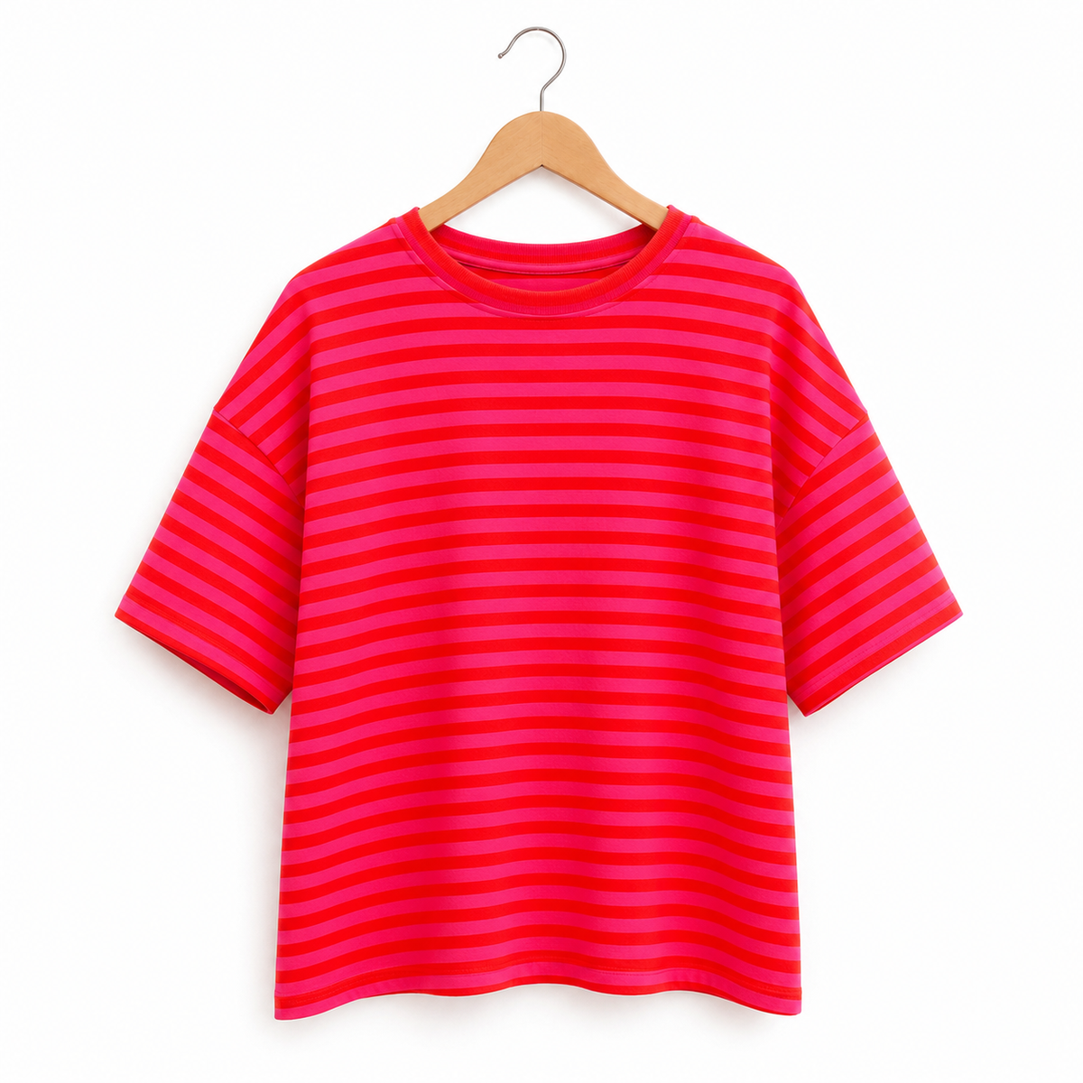 T-Shirt Marinière - Corail