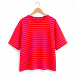T-Shirt Marinière - Corail
