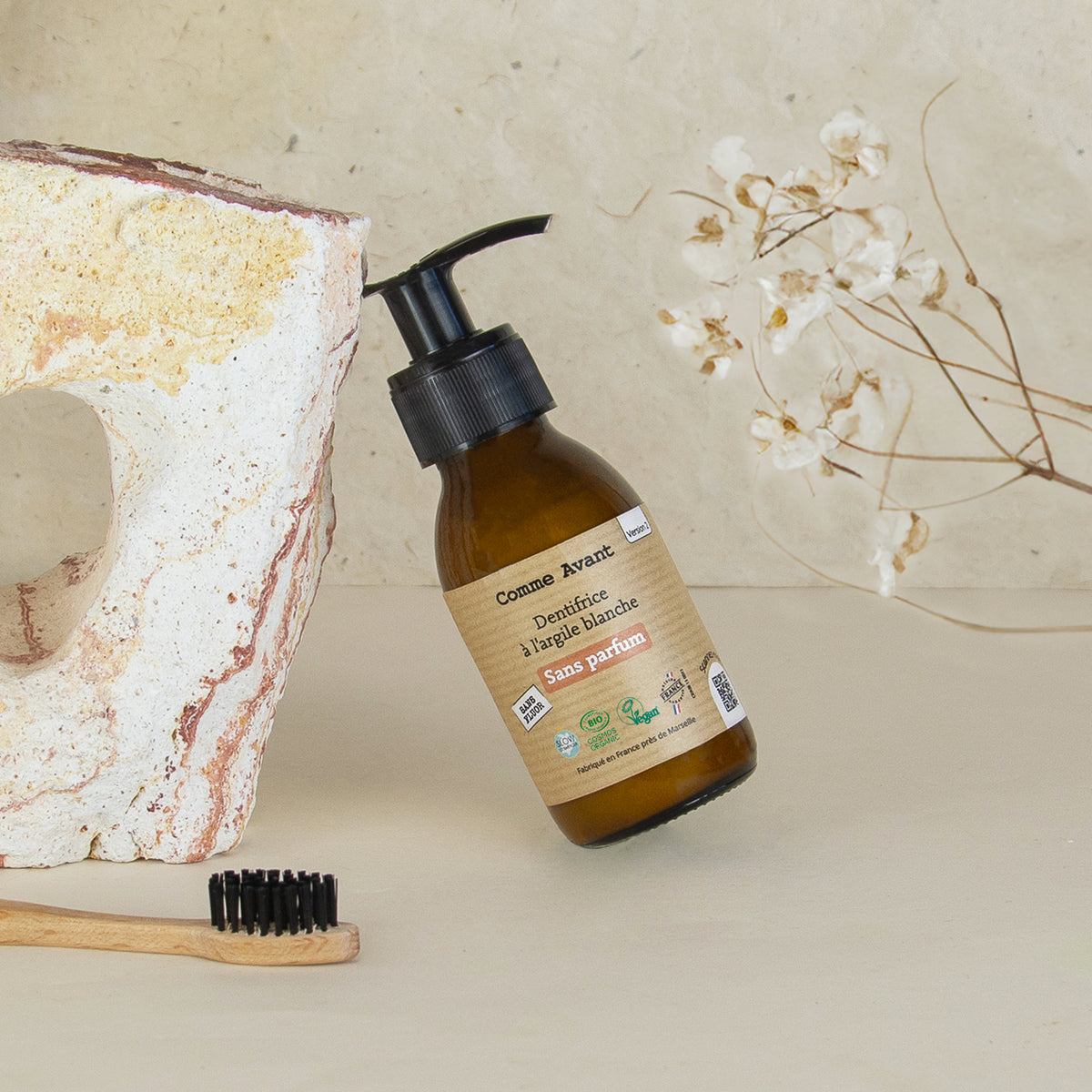 Dentifrice BIO  - Sans parfum & sans fluor