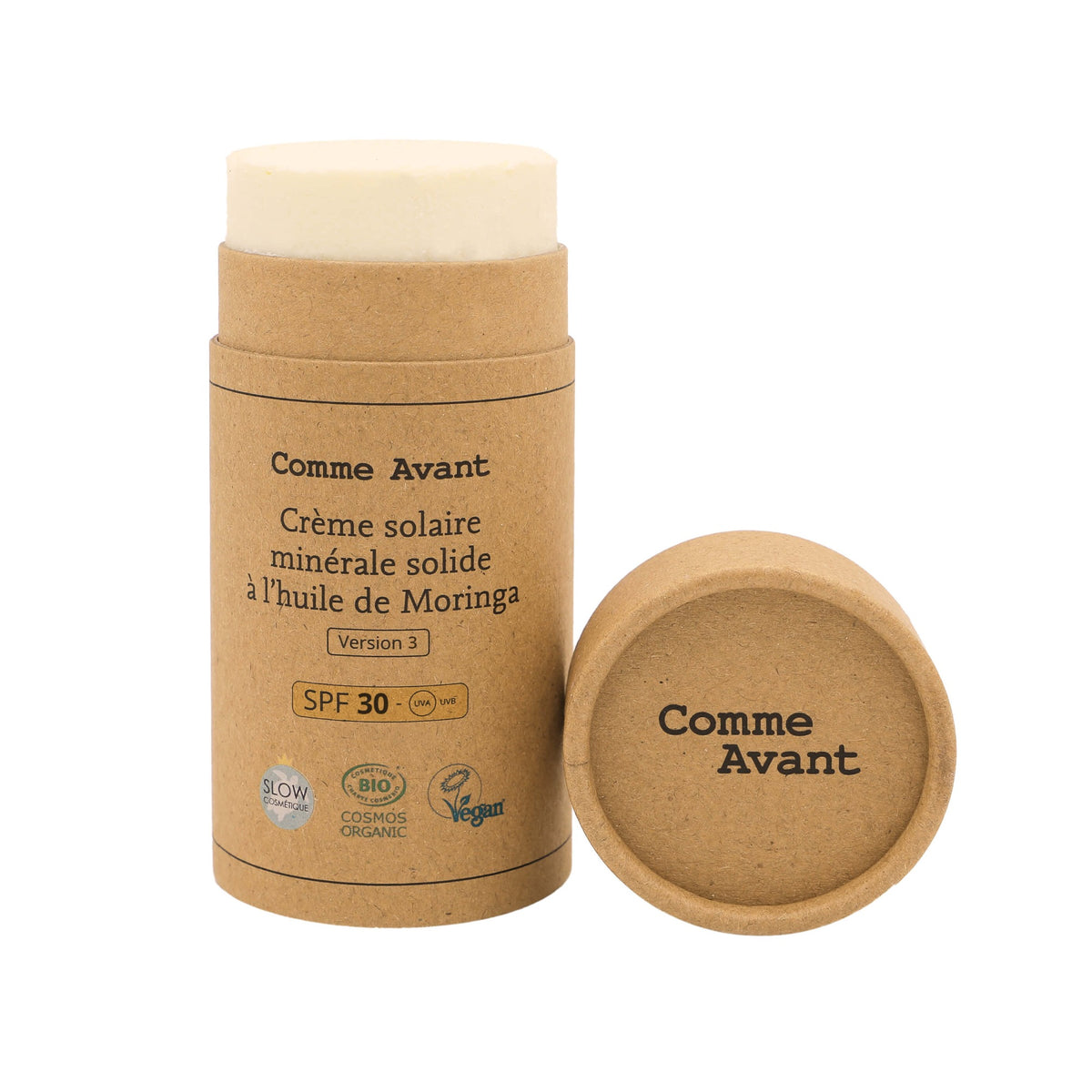 Crème Solaire 30 à l'huile de moringa - Sans Parfum