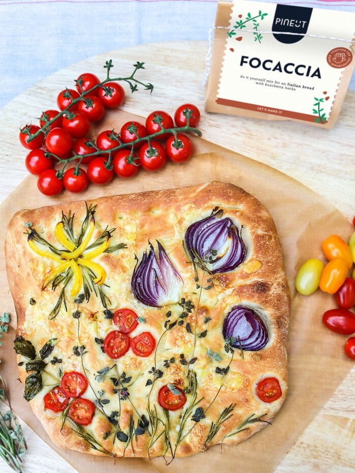 Préparation pour Focaccia - Bruschetta aux tomates