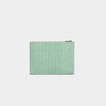 Pochette Ema -  Rayures Fines Vert
