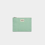 Pochette Ema -  Rayures Fines Vert