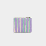 Pochette Lou - Rayures Larges Violet