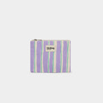 Pochette Lou - Rayures Larges Violet