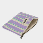 Pochette Lou - Rayures Larges Violet