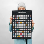 Poster à Gratter - 100 Séries à Voir dans sa Vie
